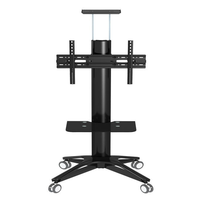 Mobile TV floor stand - Black - Height adjustable