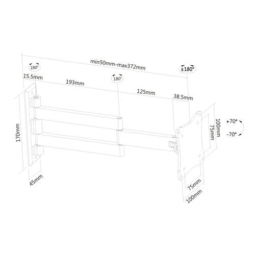 NewStar Neomounts FPMA-W830 TV Bracket 