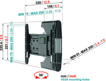 Vogels EFW8125 TV wall bracket up to 32 inches