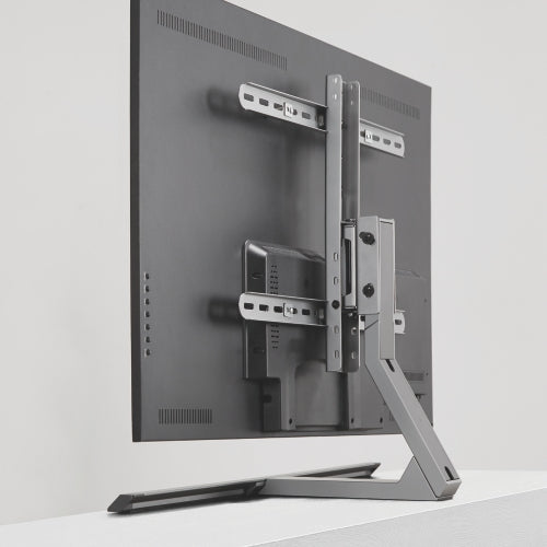 Wolff Mount Aluminum TV Base Swivels and tilts up to 75 inches. Color: Anthracite