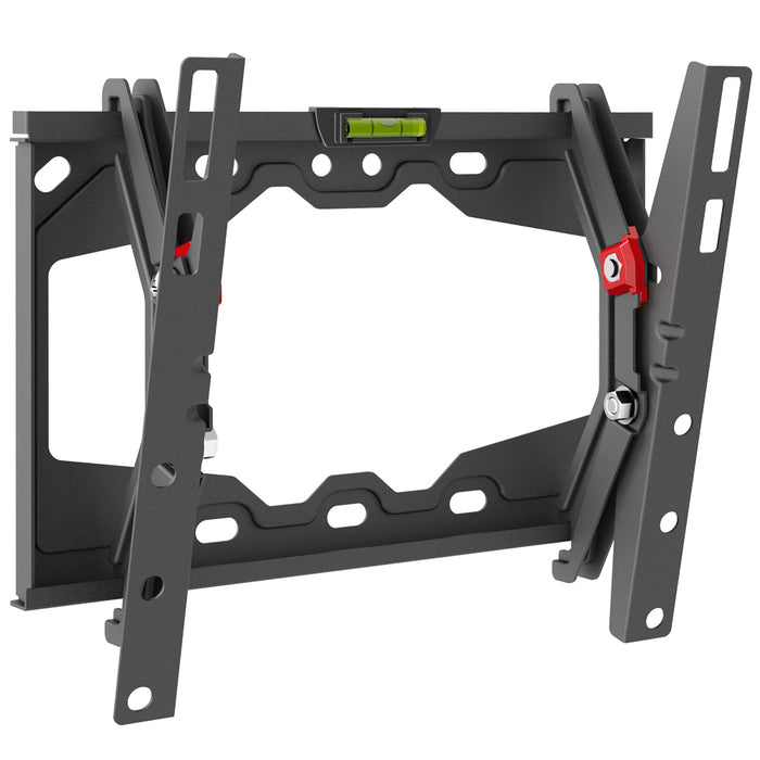 Compact tilting wall bracket for screens up to 43 inches