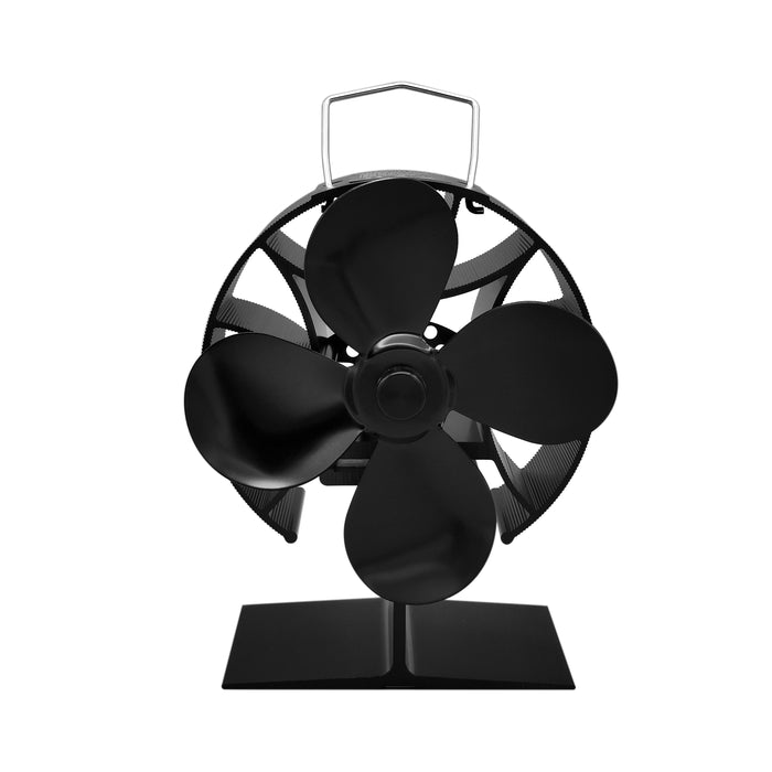 Round fireplace fan with powerful motor