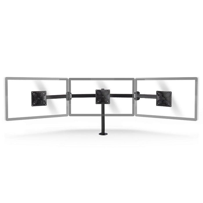 Ergonomic Monitor Bracket | Three Monitor Arms | Rotatable and tiltable | Black