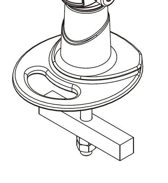 NewStar mounting plate for desk feedthrough FPMA-D940GROMMET