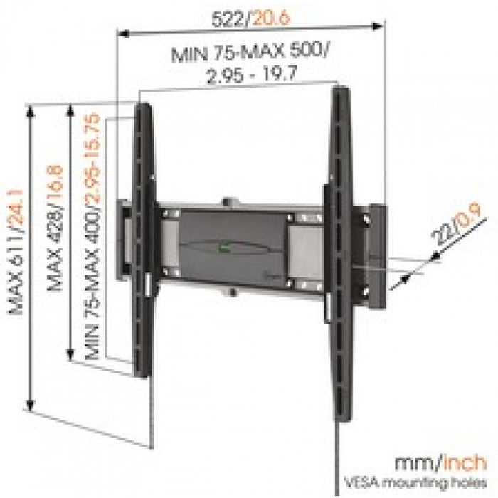 Vogels EFW 8206 Flat wall bracket for screens up to 55 inches