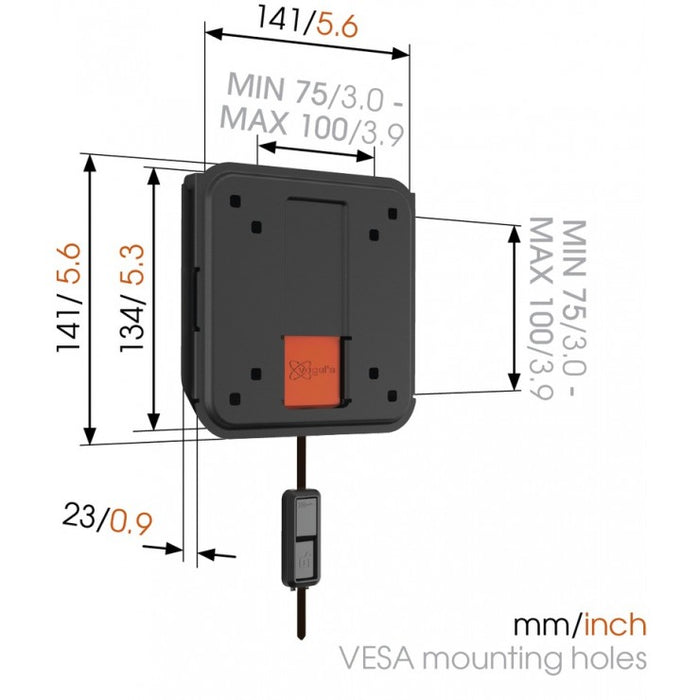 Vogels WALL 2005 fixed TV wall bracket for screens up to 26 inches