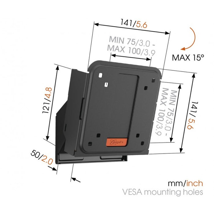 Vogels WALL 2015 tiltable TV wall mount up to 26 inches