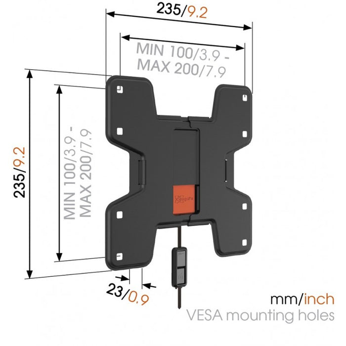 Vogels WALL 2105 fixed TV wall mount up to 37 inches