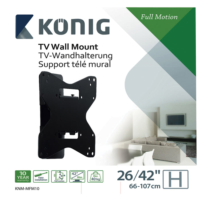 Wall bracket fully movable 26-42”