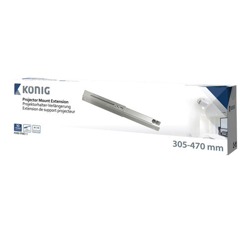 Extensor de soporte para proyector 305-470 mm plateado