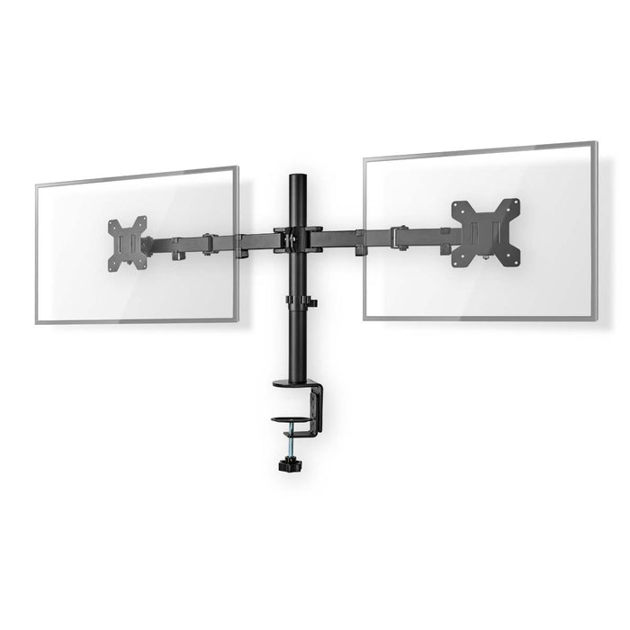 Ergonomic Monitor Bracket | Double Monitor Arm | Rotatable and tiltable | Black