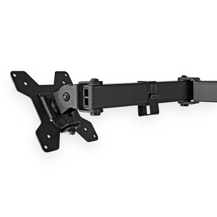 Ergonomic Monitor Bracket | Double Monitor Arm | Rotatable and tiltable | Black