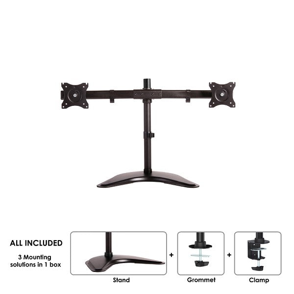 Neomounts NM-D335DBLACK Desk support for two screens