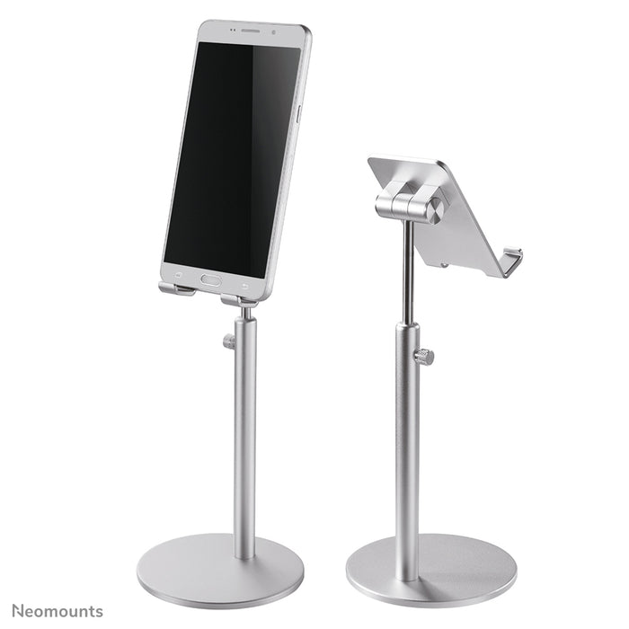 height-adjustable telephone support - Silver