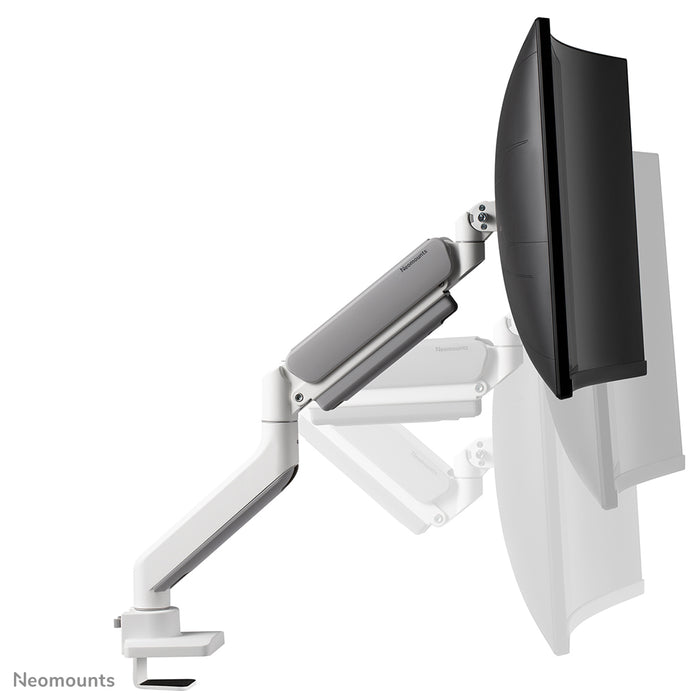 DS70-450WH1 full motion monitor desk mount for 17-42 inch screens - White