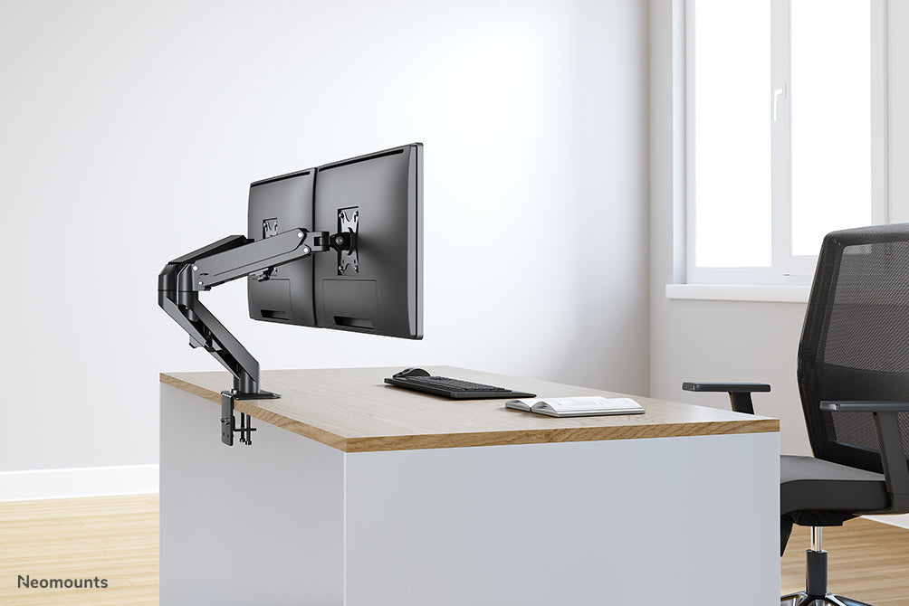 DS70-700BL2 full motion monitor desk mount for 17-27 inch screens - Black