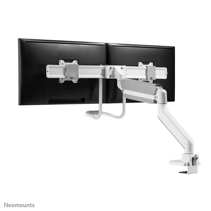 DS75-450BL2 full motion monitor desk mount for 17-32 inch screens - White