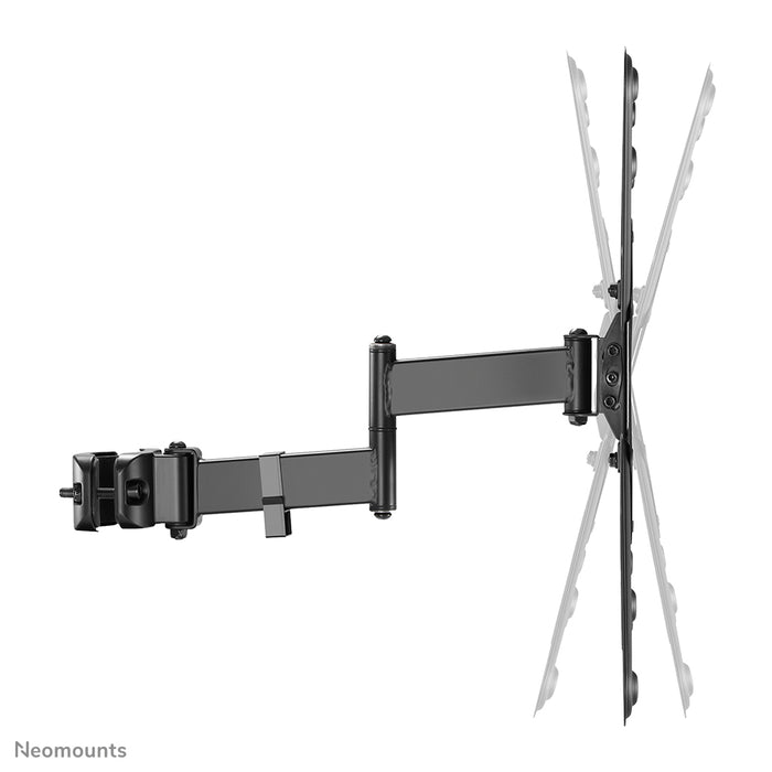 FL40-450BL14 full motion TV pole support (Ø28-50 mm) for 32-55 inch screens - Black