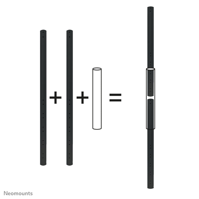 connector for extension poles FPMA-CP100BLACK, FPMA-CP150BLACK and FPMA-CP200BLACK