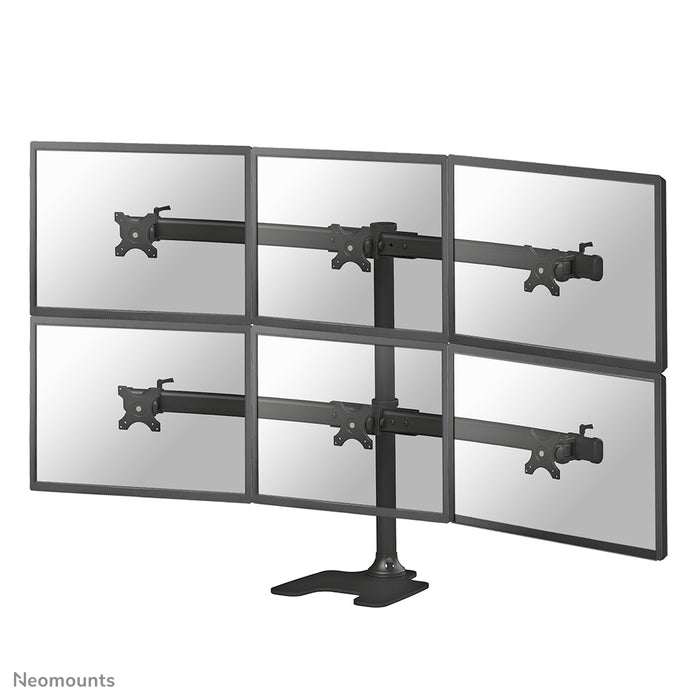 FPMA-D700DD6 is a desk support for 6 flat screens up to 27 inches (69 cm).