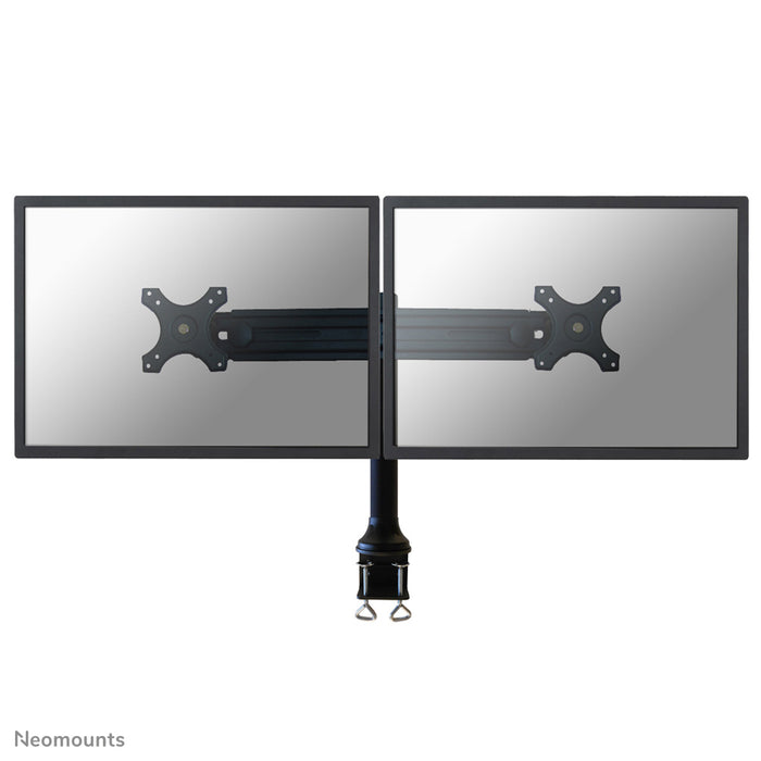 FPMA-D700D is a desk support for 2 flat screens up to 30 inches (76 cm).