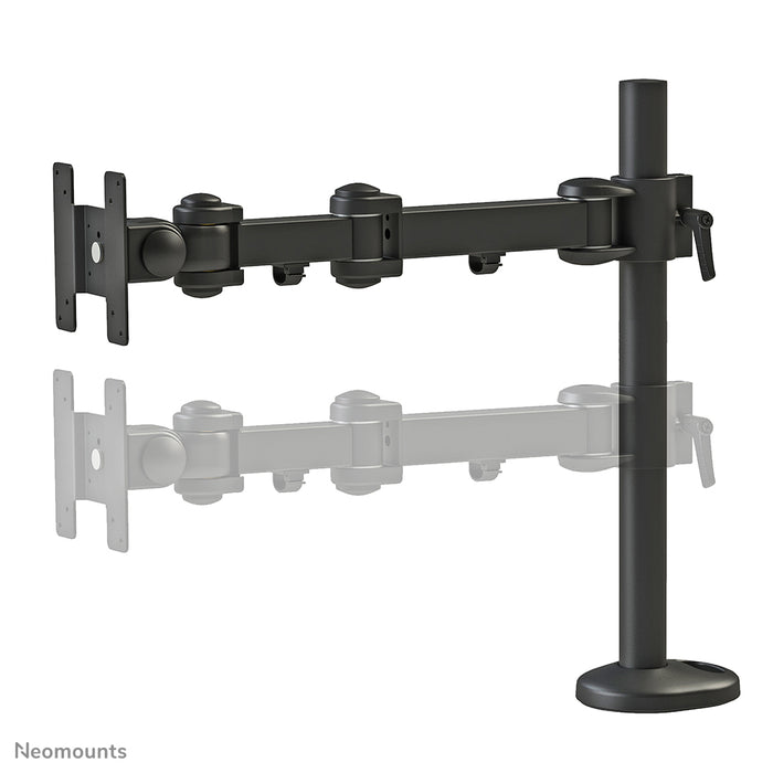 FPMA-D960G is a desk support with 3 pivot points for flat screens up to 30 inches (76 cm).