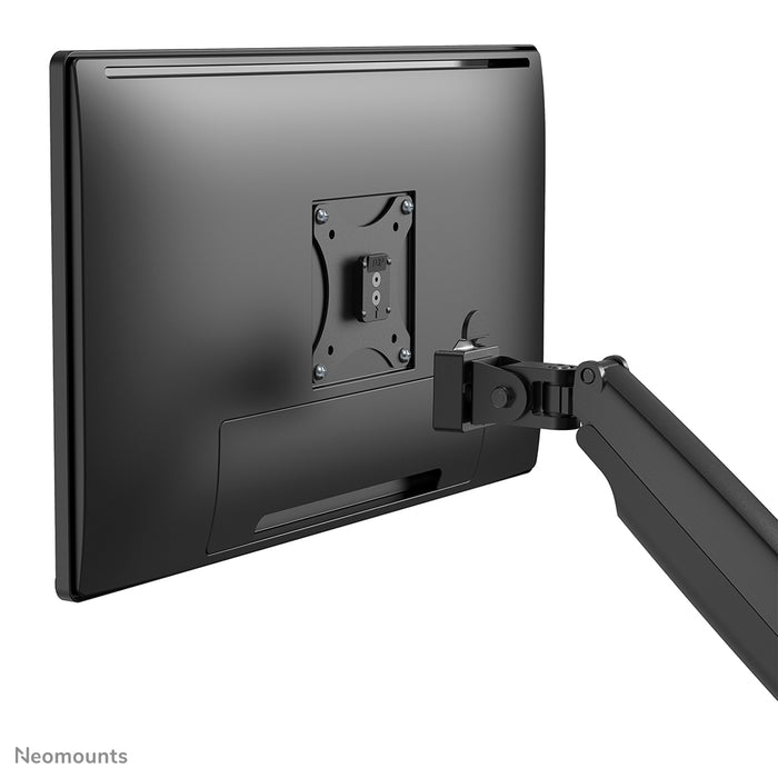 NM-D750BLACK is a desk support with gas spring for flat screens up to 32 inches (82 cm).