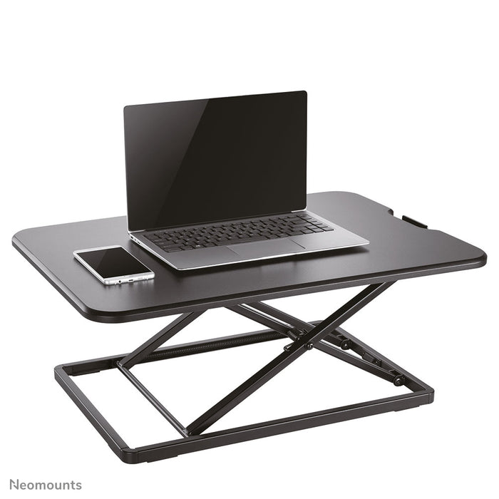 ultra flat sit-stand workstation - Black