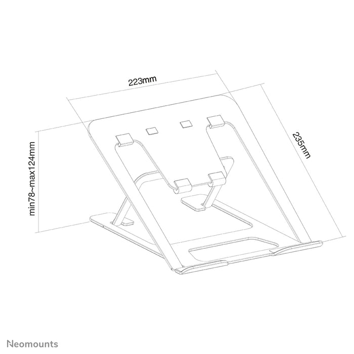 foldable laptop stand - Gray