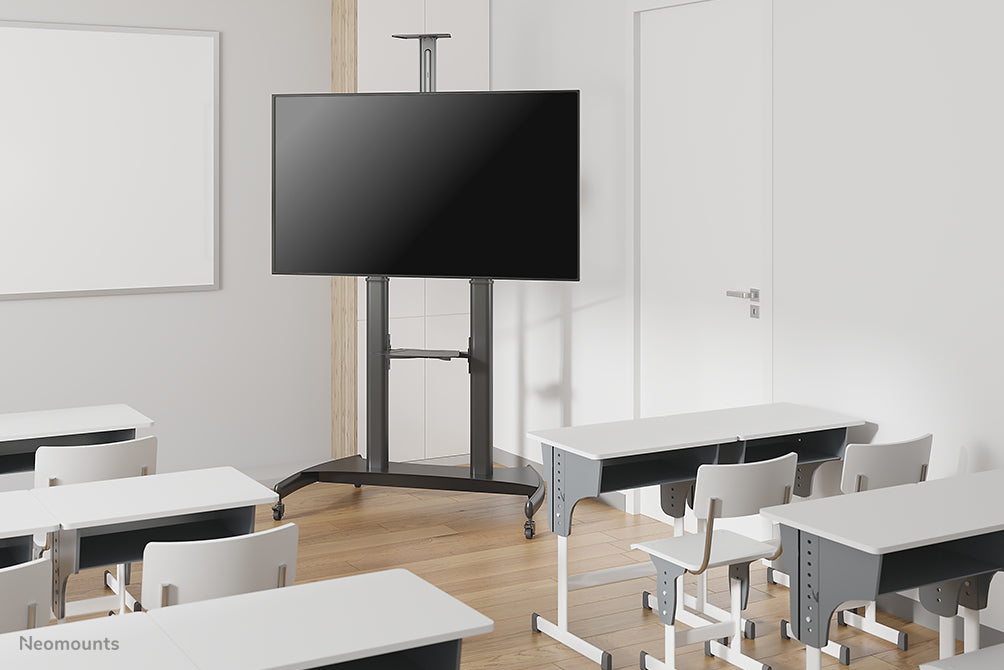 PLASMA-M1950E is a mobile furniture for flat screens up to 100 inches (254 cm). Incl. laptop platform.