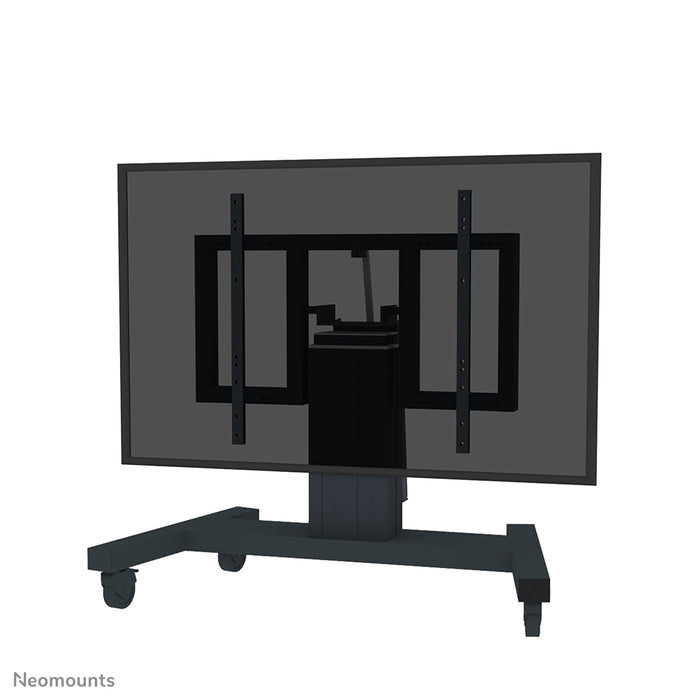 PLASMA-M2550TBLACK is an electrically height-adjustable and tiltable trolley for flat screens up to 100 inches (254 cm).