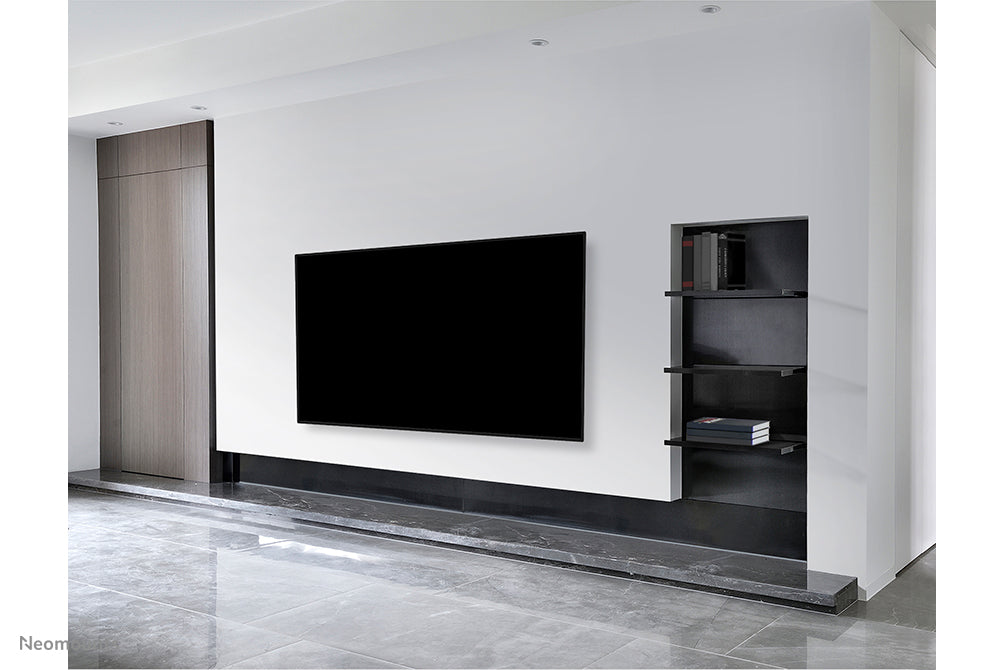 WL30-550BL18 flat wall mount for 43-86 inch screens - Black