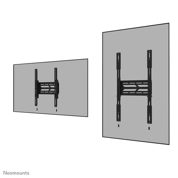 WL30S-950BL19 flat wall mount for 55-110 inch screens - Black