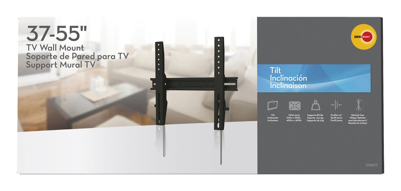 Płaski uchwyt do telewizora do 42"