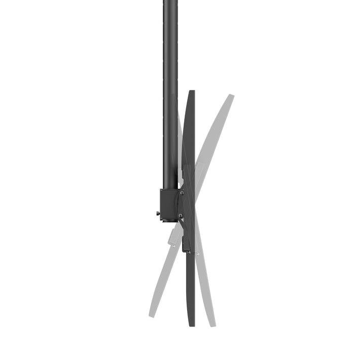 Sturdy ceiling bracket, height adjustable 50-100 inches and 80kg load capacity