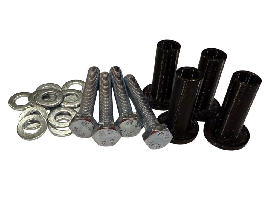 P-Ring Adapter Set suitable for Samsung TV – 4x P-Ring – 4x M8x50mm Screws + 12 Washers – For Mounting TV Bracket