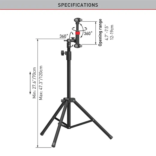 Phone and tablet tripod