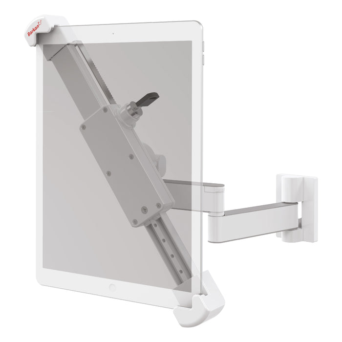 Full Motion Anti-theft tablet wall mount with LOCK 8.7"-12"