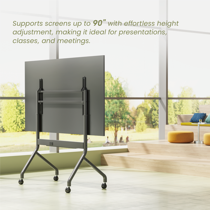 Wolff Mount TVB-136 | Electrically height-adjustable presentation furniture Suitable for 50–90 inches | VESA 900x600 | Max. 90 kg