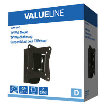 TV wall mount tiltable for screens up to 26"