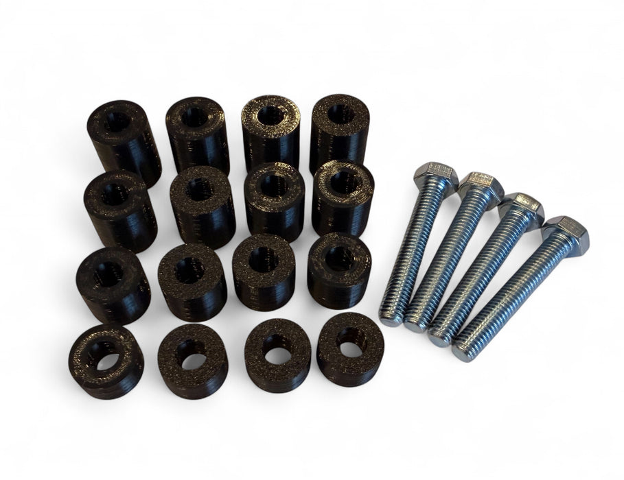 Spacers for TV Mount M8 – Complete Set with Screws 10–25 mm