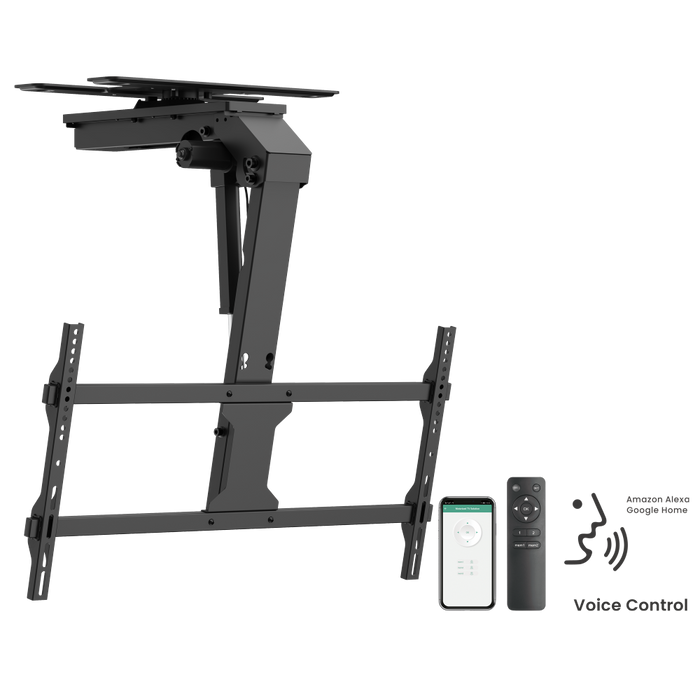 Wolff Mount Elektrisk Loftbeslag til TV op til 86 tommer | 45 kg | VESA 800x400