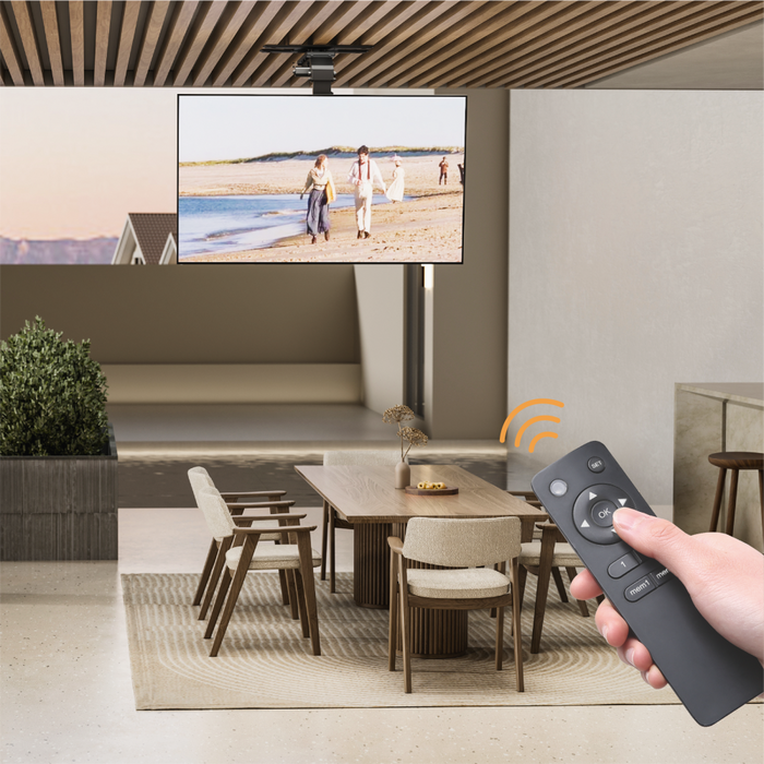 Wolff Mount Elektrisk Loftbeslag til TV op til 86 tommer | 45 kg | VESA 800x400