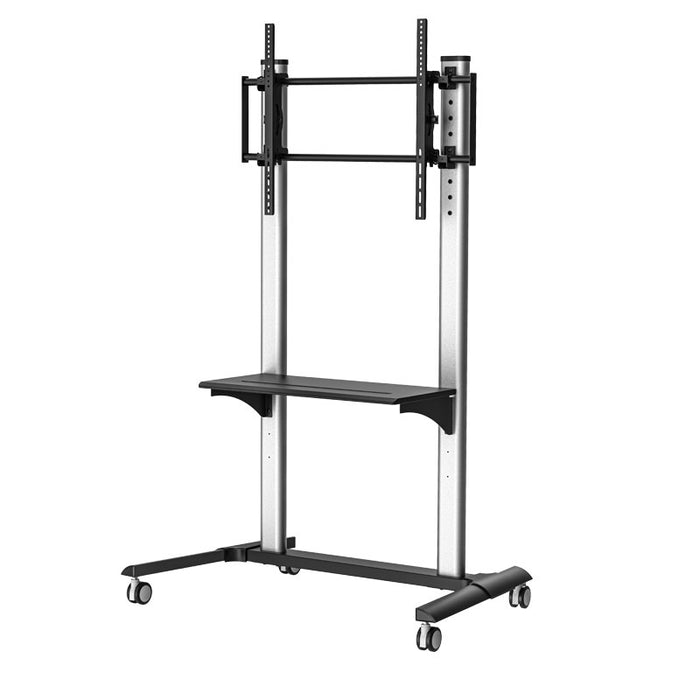 Mobile TV Stand up to 100 Inches – Heavy Duty | Wolff Mount | VESA 800x600 | 80 KG