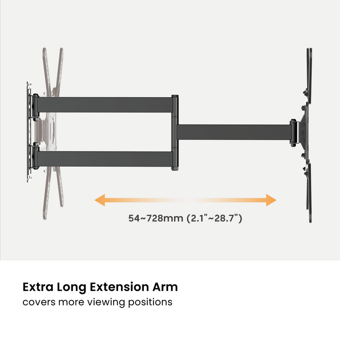 TV bracket for Philips 32-44" (80 cm from the wall)