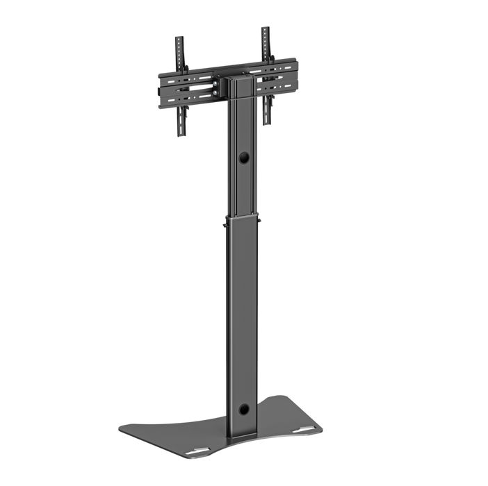 WOLFF MOUNT TV Floor Stand Black – Universal TV Stand 32 to 70 Inch – Height Adjustable – VESA up to 800x400 – Max. 50 kg – Freestanding
