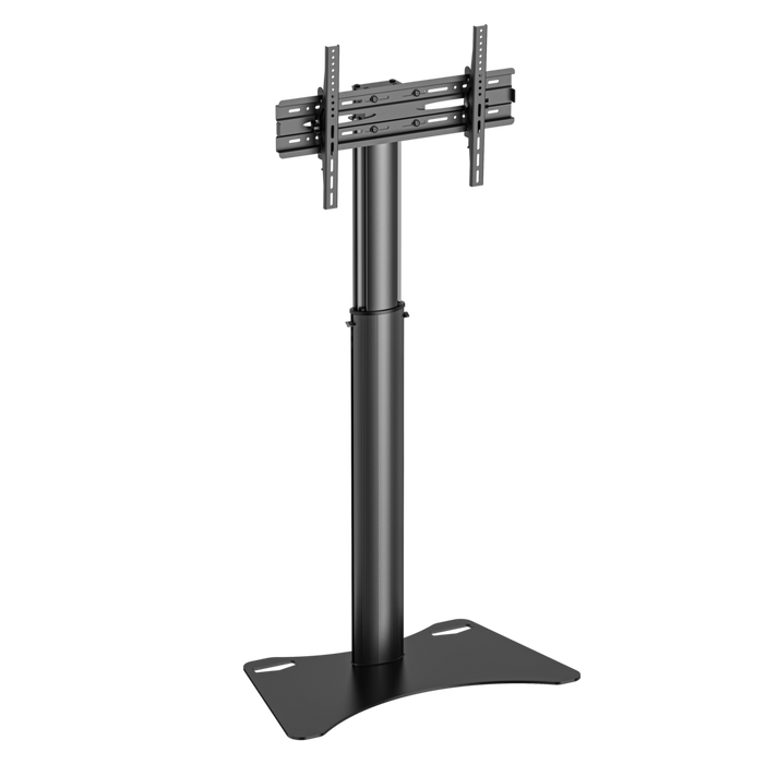 WOLFF MOUNT TV Floor Stand Black – Universal TV Stand 32 to 70 Inch – Height Adjustable – VESA up to 800x400 – Max. 50 kg – Freestanding