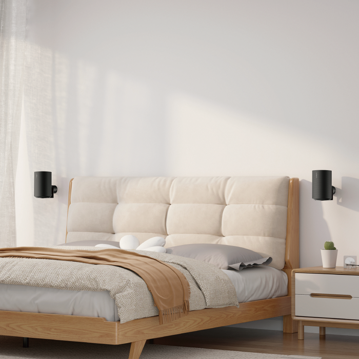 Wolff Mount Vægbeslag til Sonos Era 100 & Era 300 – Duo-Pack Sort
