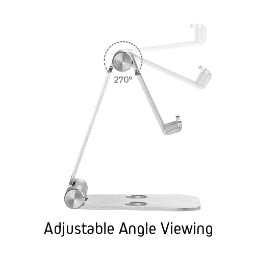 Wolff Mount Aluminium Sammenklappelig Tablet- og Telefonholder – TVB-130