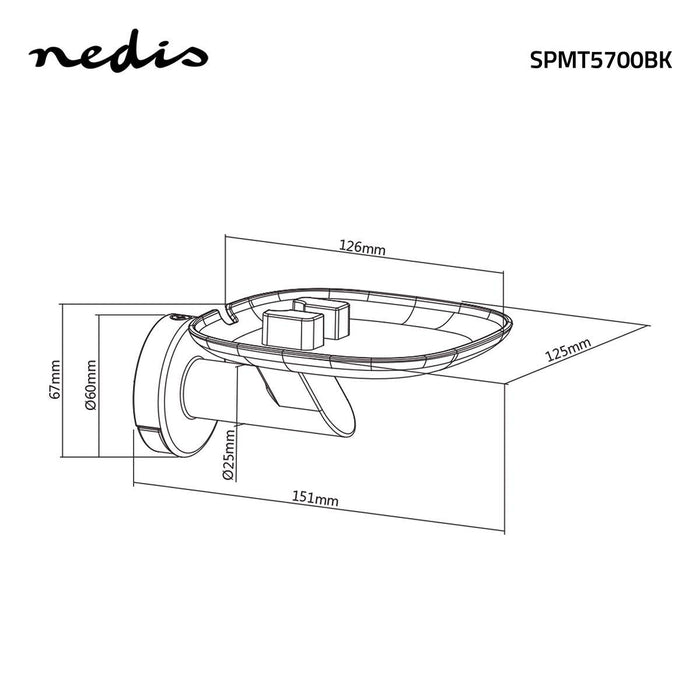 Wall bracket for Speaker | Sonos One / Sonos® Play:1 | Max. 3kg | Fixed